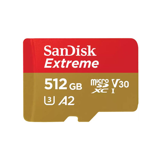 Spominska kartica microSDXC SanDisk Extreme, 512Gb, Razred 10 / UHS-1 U3 SDSQXAV-512G-GN6MN