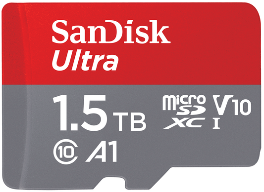 Spominska kartica microSDXC SanDisk Ultra Android A1, 1.5TB, Razred 10 / UHS-1 U1 SDSQUAC-1T50-GN6MN