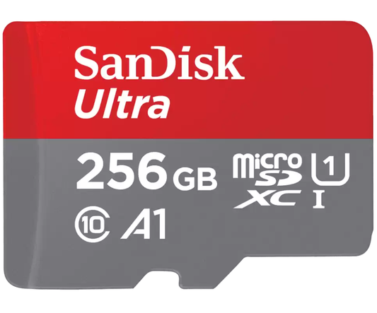 Spominska kartica microSDXC SanDisk Ultra Android A1, 256Gb, Razred 10 / UHS-1 U1 SDSQUAC-256G-GN6MN