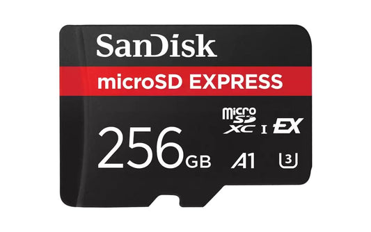 Spominska kartica microSDXC SanDisk Express, 256Gb, Razred 10 / UHS-1 U3 SDSQXFN-256G-GN4NN