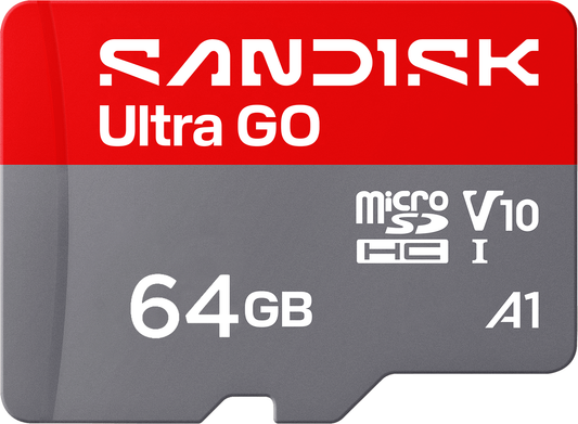 Kartica za pomnilnik microSDXC SanDisk Ultra GO Android A1, 64Gb, Razred 10 / UHS-1 U1 SDSQUGN-064G-GN6MN
