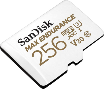 Pomnilniška kartica microSDXC SanDisk MAX Endurance, 256Gb, Razred 10 / UHS-1 U3, Z adapterjem SDSQQVR-256G-GN6IA