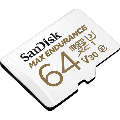Spominska kartica microSDXC SanDisk MAX Endurance, 64Gb, Razred 10 / UHS-1 U3, Z adapterjem SDSQQVR-064G-GN6IA