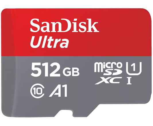 Spominska kartica microSDXC SanDisk Ultra Android A1, 512Gb, Razred 10 / UHS-1 U1 SDSQUAC-512G-GN6MN