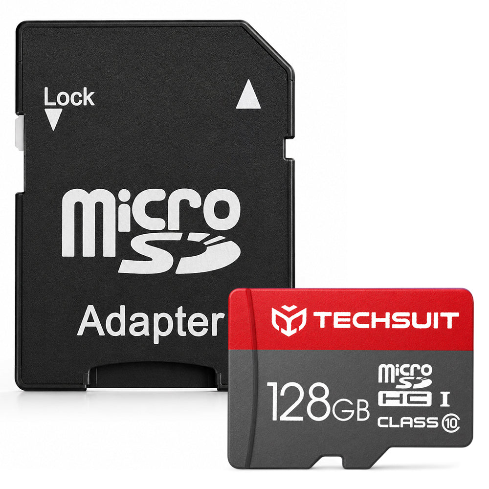 Pomnilniška kartica microSDXC Techsuit THCM26, 128Gb, Razred 10, z adapterjem