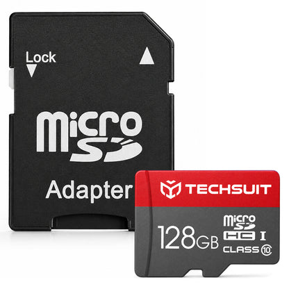 Pomnilniška kartica microSDXC Techsuit THCM26, 128Gb, Razred 10, z adapterjem