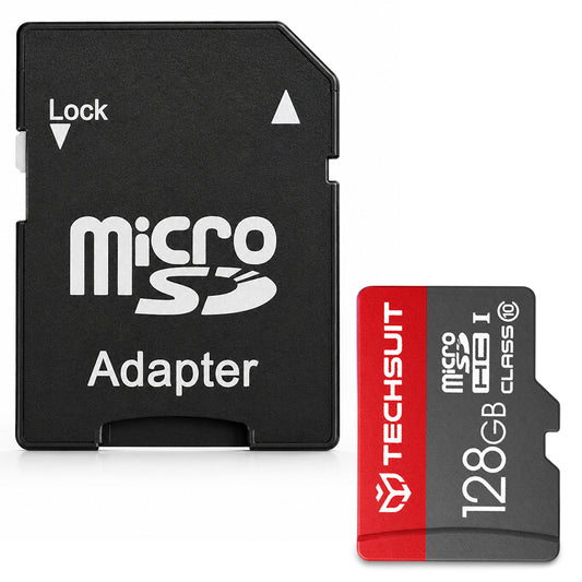 Pomnilniška kartica microSDXC Techsuit THCM26, 128Gb, Razred 10, z adapterjem