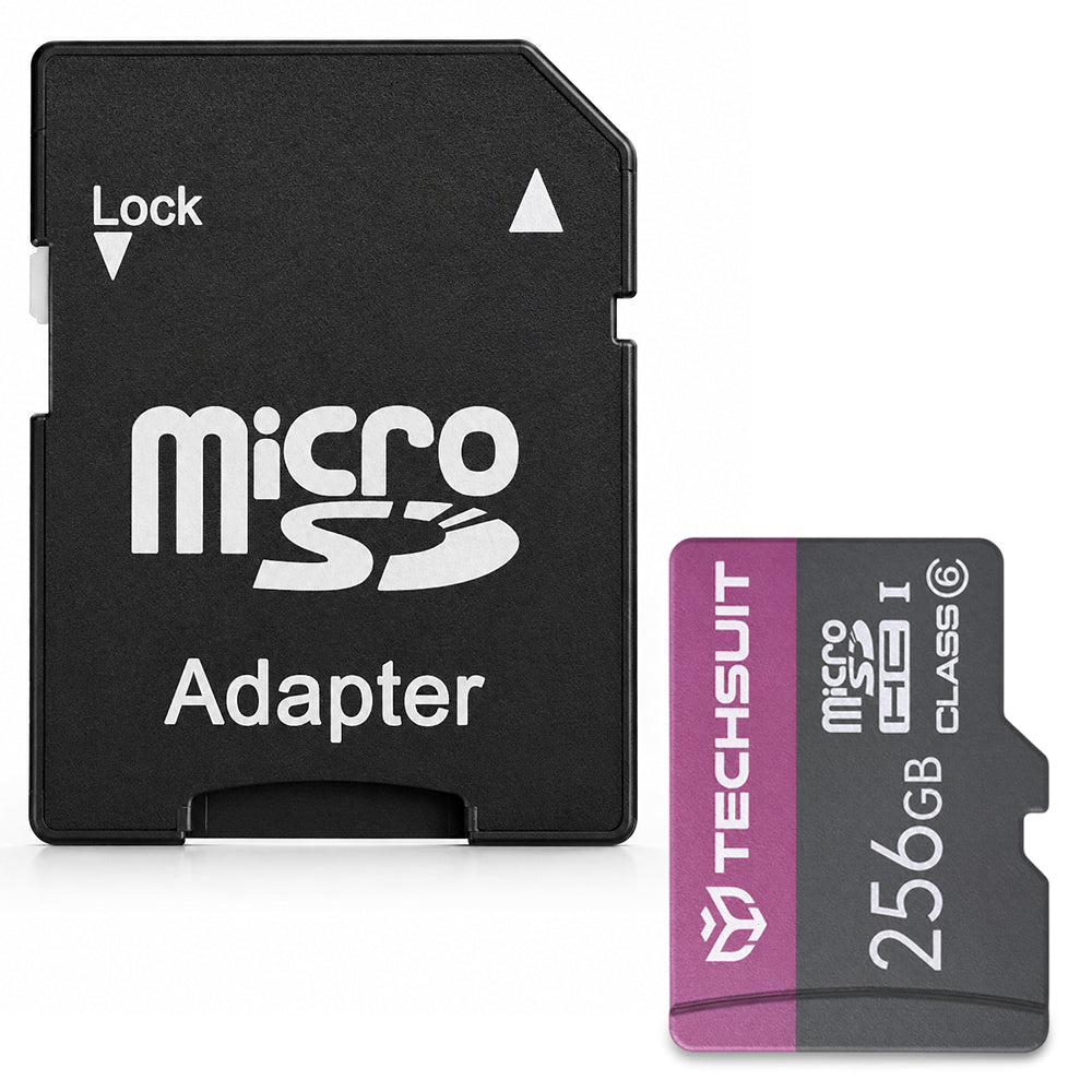 Pomnilniška kartica microSDXC Techsuit THCM27, 256Gb, razred 6, z adapterjem
