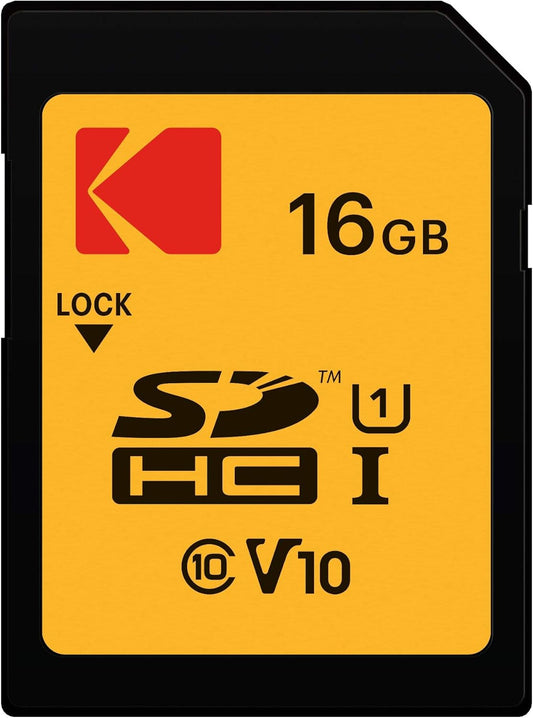Pomnilniška kartica SDHC Kodak Premium Performance, 16Gb, Razred 10 / UHS-1 U1 EKMSD16GHC10K