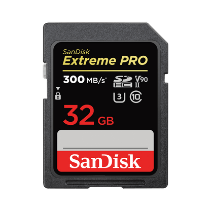 Spominska kartica SDHC SanDisk Extreme Pro, 32Gb, Razred 10 / UHS-1 U3 SDSDXXO-032G-GN4IN