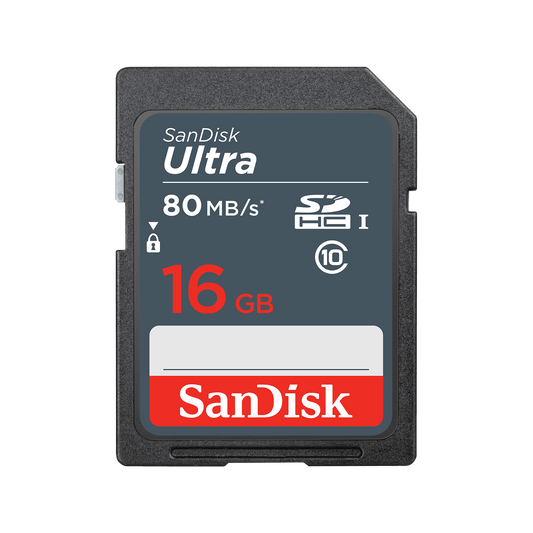 Spominska kartica SDHC SanDisk Ultra, 16Gb, Razred 10 SDSDUNS-016G-GN3IN