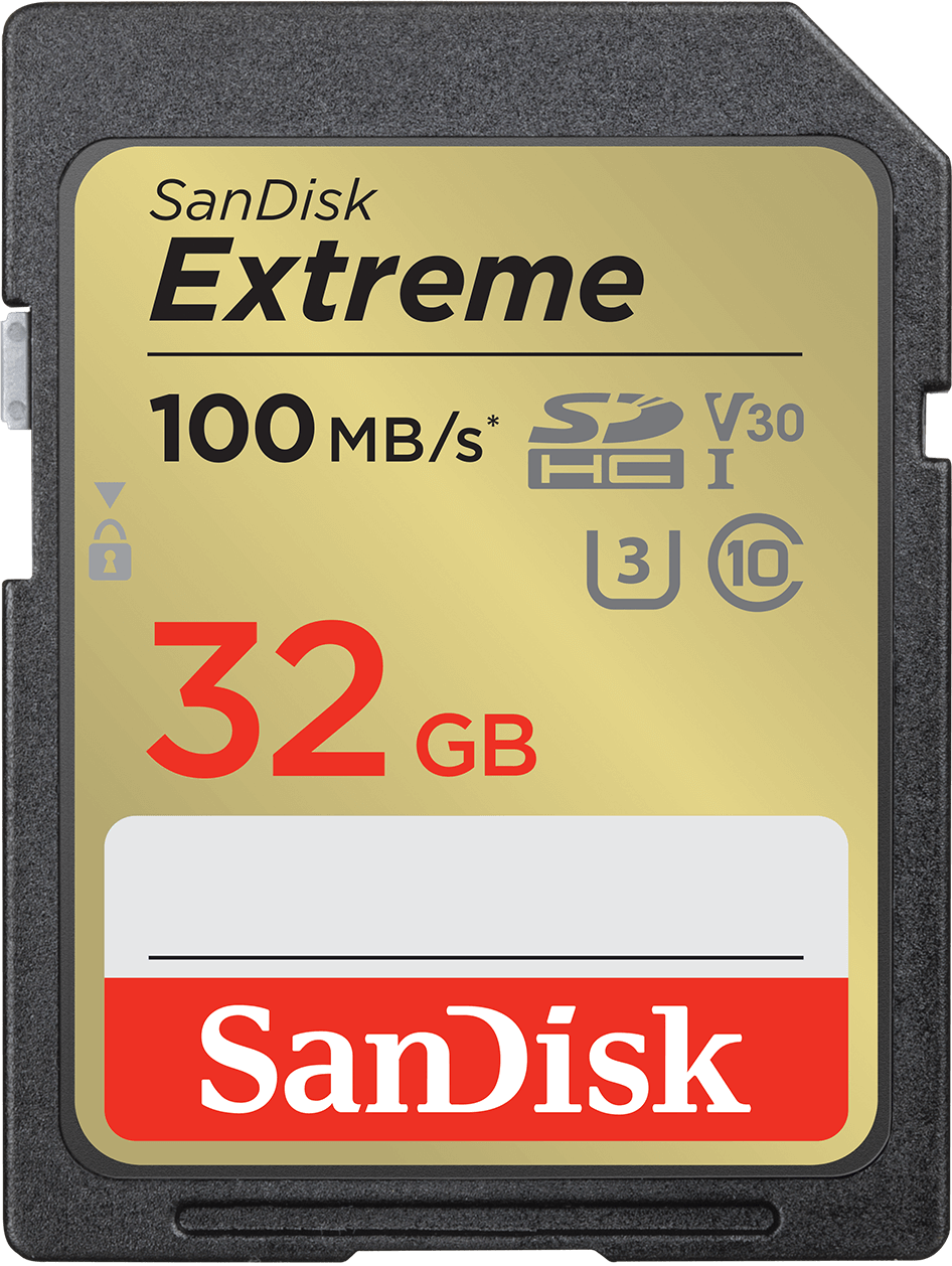 Spominska kartica SDHC SanDisk Extreme, 32Gb, Razred 10 / UHS-1 U3 SDSDXVT-032G-GNCIN