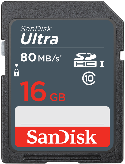 Spominska kartica SDHC SanDisk Ultra, 16Gb, Razred 10 SDSDUNS-016G-GN3IN