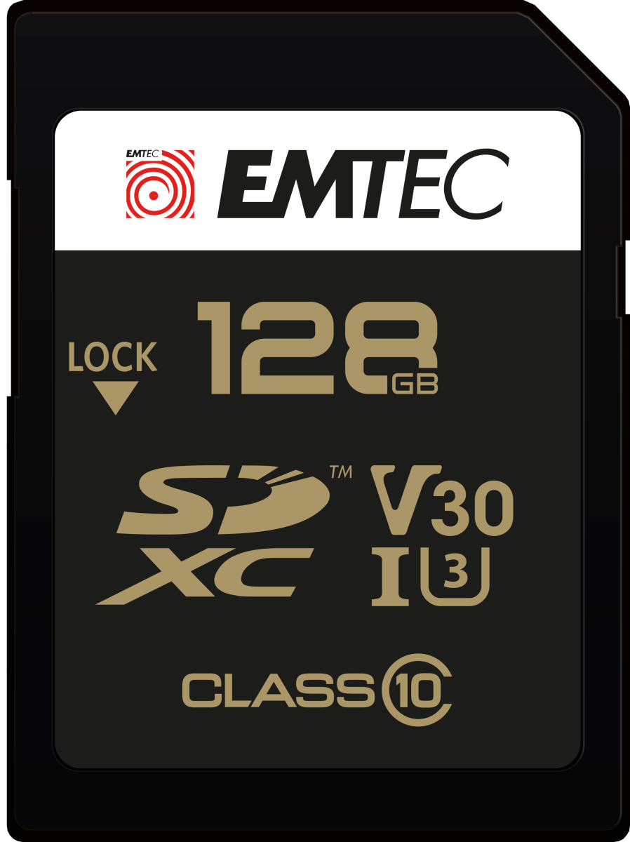 Spominska kartica SDXC Emtec SpeedIn Pro, 128Gb, Razred 10 / UHS-1 U3 ECMSD128GXC10SP