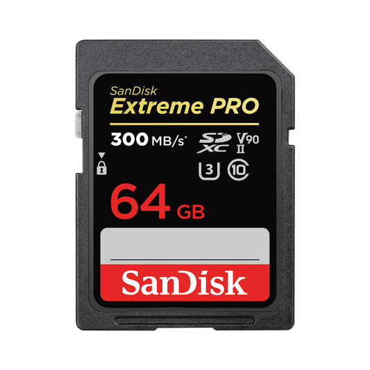Spominska kartica SDXC SanDisk Extreme Pro, 64Gb, Razred 10 / UHS-1 U3 SDSDXXU-064G-GN4IN