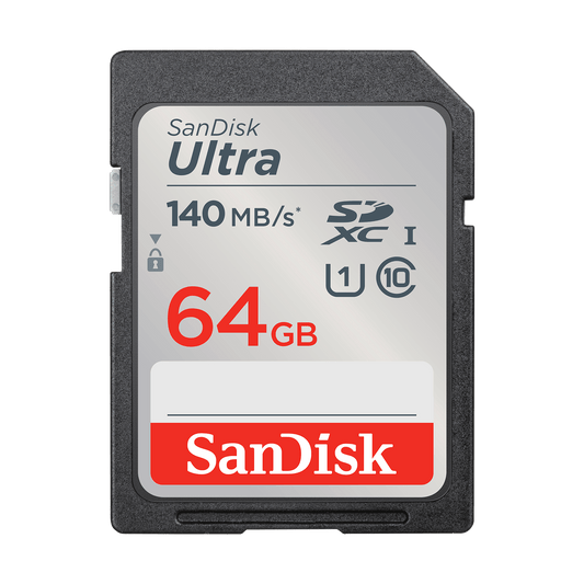 Spominska kartica SDXC SanDisk Ultra, 64Gb, Razred 10 / UHS-1 U1 SDSDUNB-064G-GN6IN