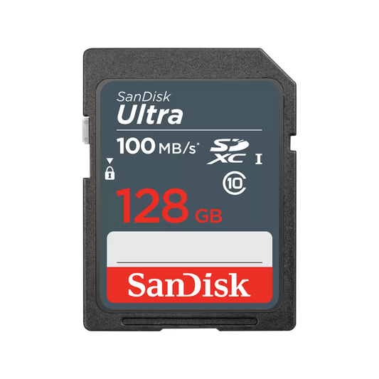 Spominska kartica SDXC SanDisk Ultra, 128Gb, Razred 10 SDSDUNR-128G-GN3IN