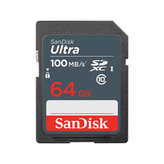 Spominska kartica SDXC SanDisk Ultra, 64Gb, Razred 10 SDSDUNR-064G-GN3IN
