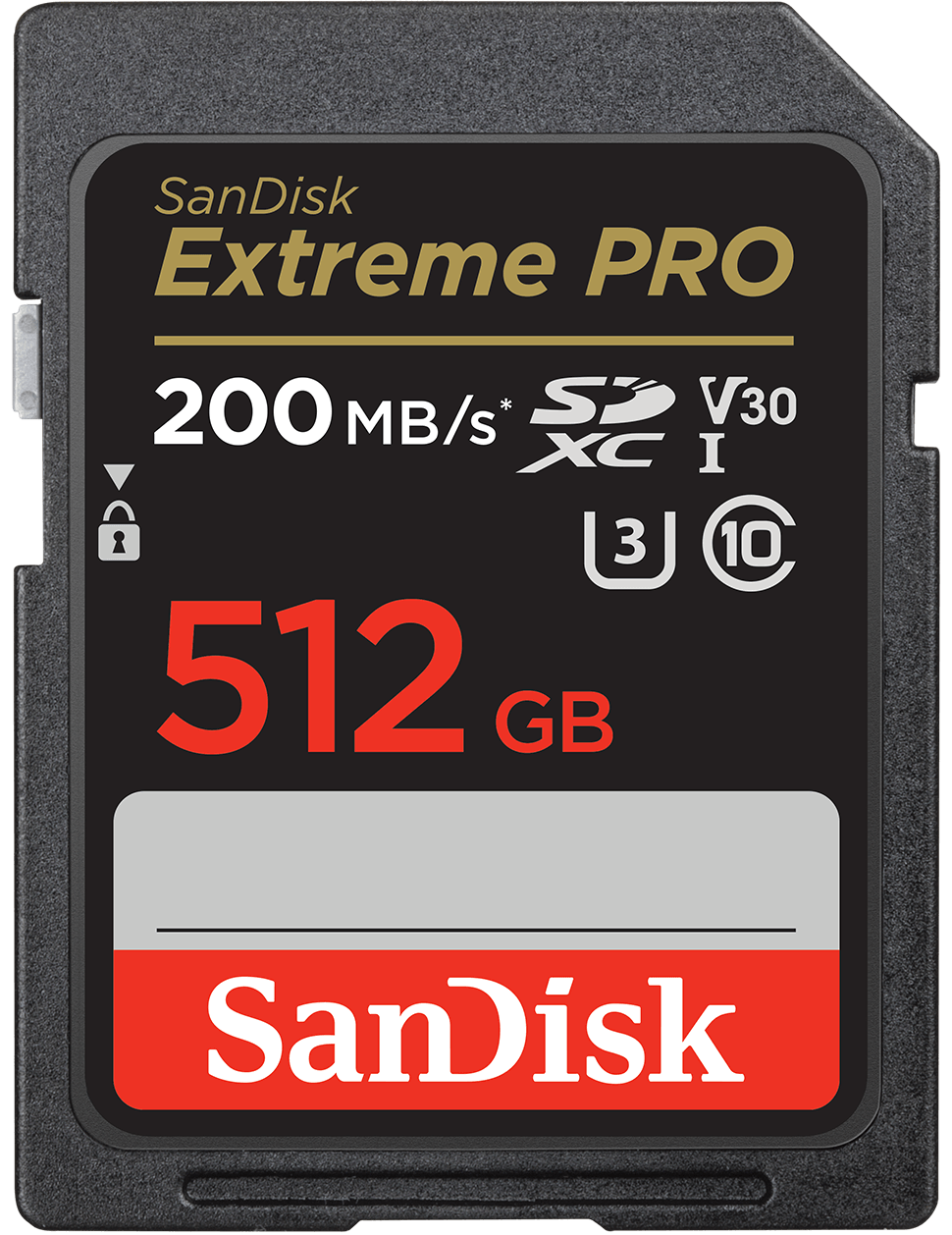 SDXC pomnilniška kartica SanDisk Extreme Pro, 512GB, razred 10 / UHS-1 U3 SDSDXXD-512G-GN4IN