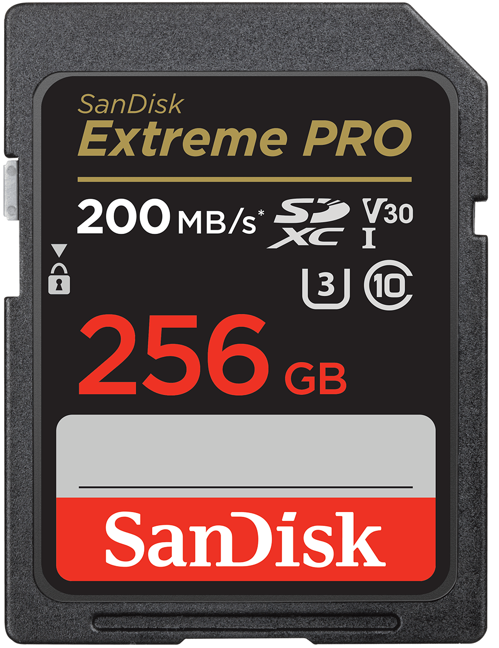 SDXC pomnilniška kartica SanDisk Extreme Pro, 256GB, razred 10 / UHS-1 U3 SDSDXXD-256G-GN4IN
