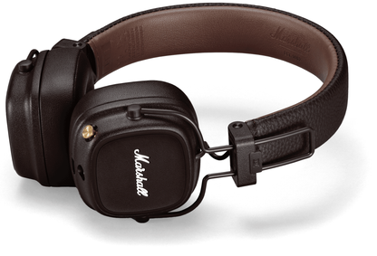 Brezžične slušalke Bluetooth Marshall Major IV, A2DP, rjave