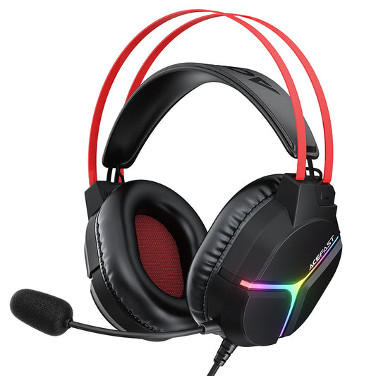 Gaming slušalke 3,5 mm Acefast H16, RGB, 2 m, črne