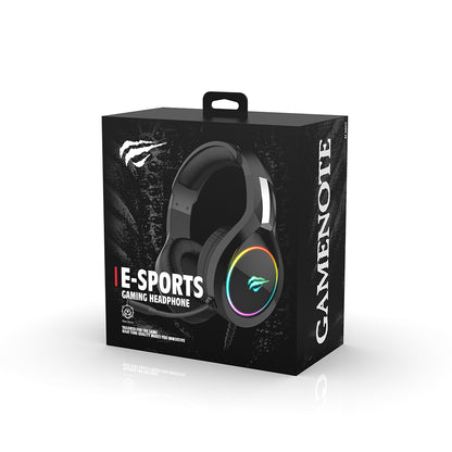 Slušalke za igranje 3.5mm HAVIT H2002D, 2m, Vijolične