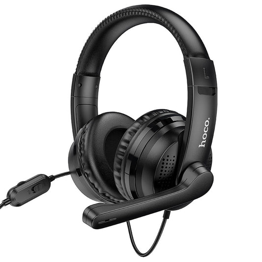 Gaming slušalke 3,5 mm HOCO W103, črne