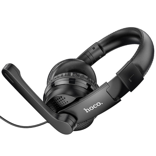 Gaming slušalke 3,5 mm HOCO W103, črne
