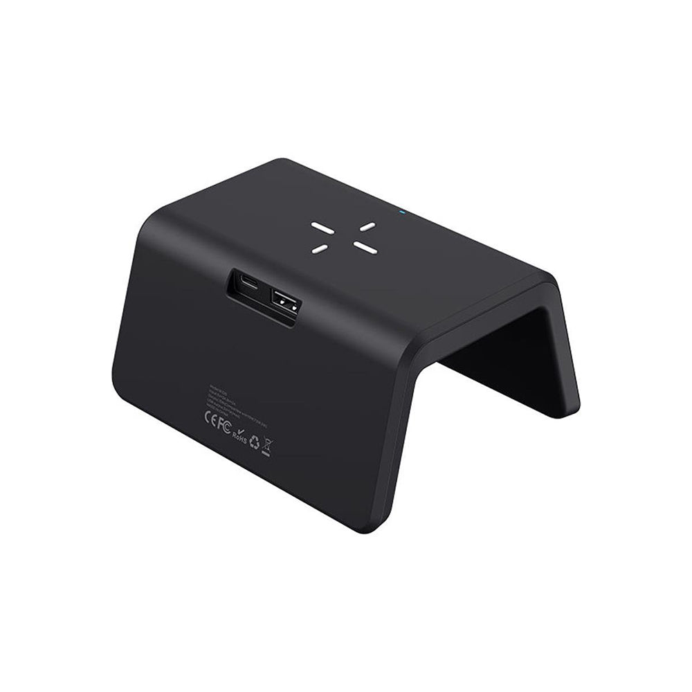 Digitalna ura HAVIT W320 z brezžičnim polnjenjem QI, črna