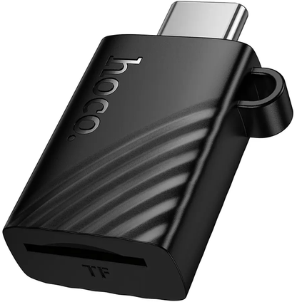 USB-C bralnik kartic HOCO HB53, microSD, črn