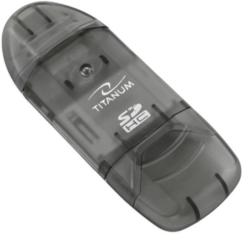 USB čitalec kartic Esperanza Titanum TA101K, SD, črn