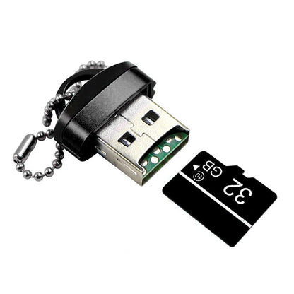 USB čitalec kartic OEM CR01, microSD, črn
