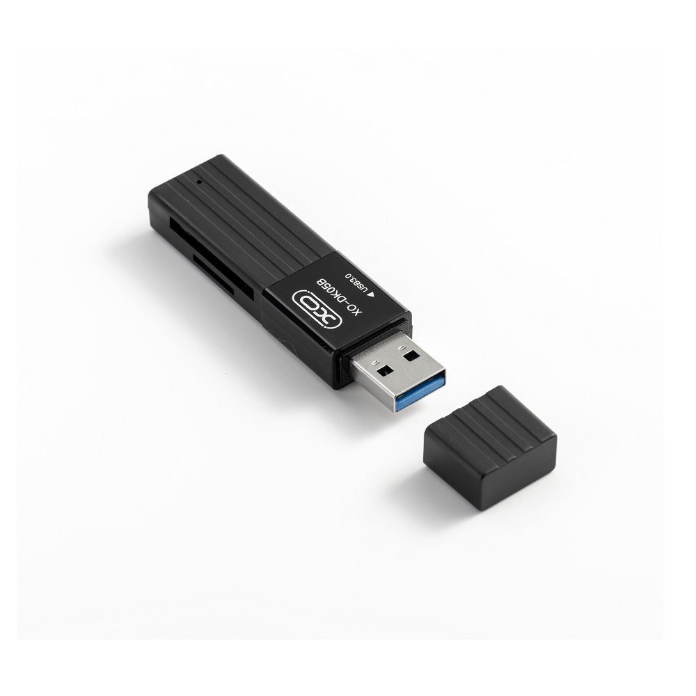 Bralnik kartic USB 3.0 XO Design DK05B, SD - microSD, Črn