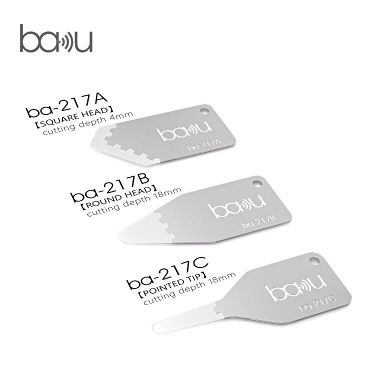 Metalni sponki Baku BA-217, 3v1