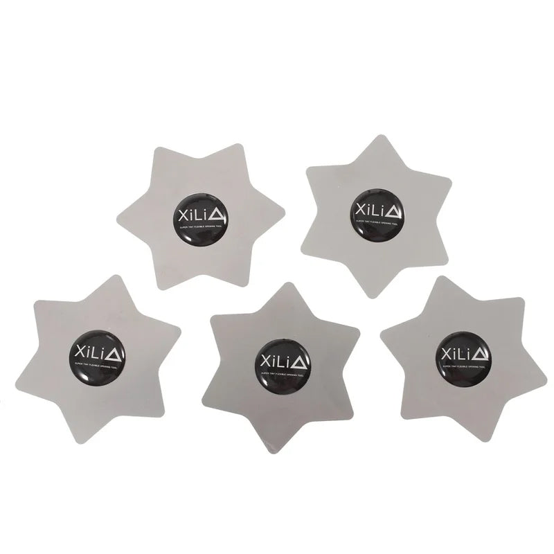 Xili Hexagon kovinski sponki, komplet 5 kosov