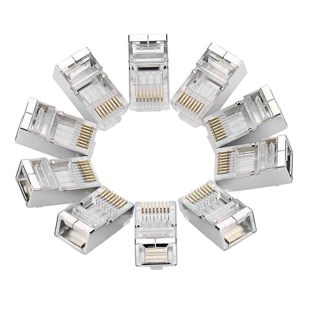 Mrežni konektor UGREEN NW111, RJ45, Cat6, Set 10 kosov