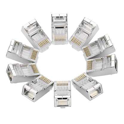 Mrežni konektor UGREEN NW111, RJ45, Cat6, Set 10 kosov