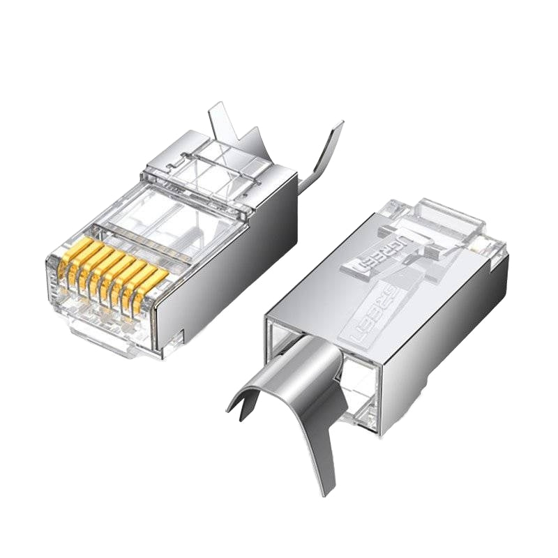 Omrežni konektor UGREEN NW123, RJ45, Cat6A/7, komplet 10 kosov