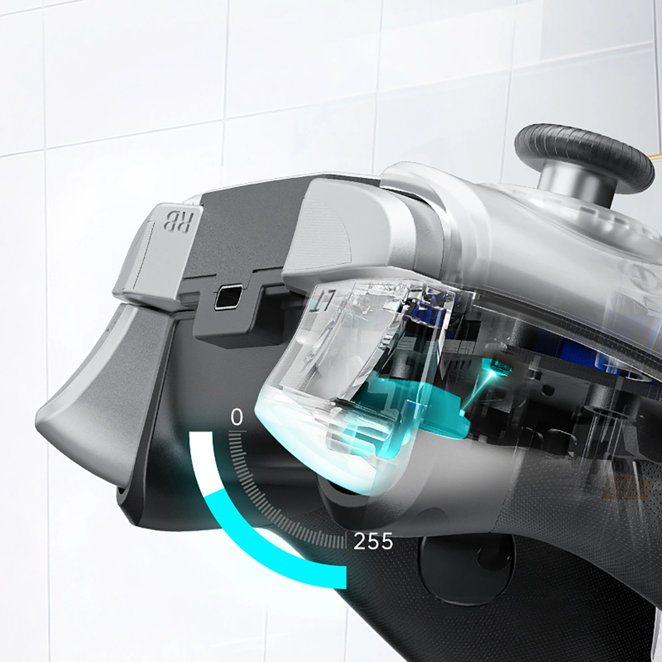 Krmilnik Machenike G5Pro Max z polnilno postajo, siv