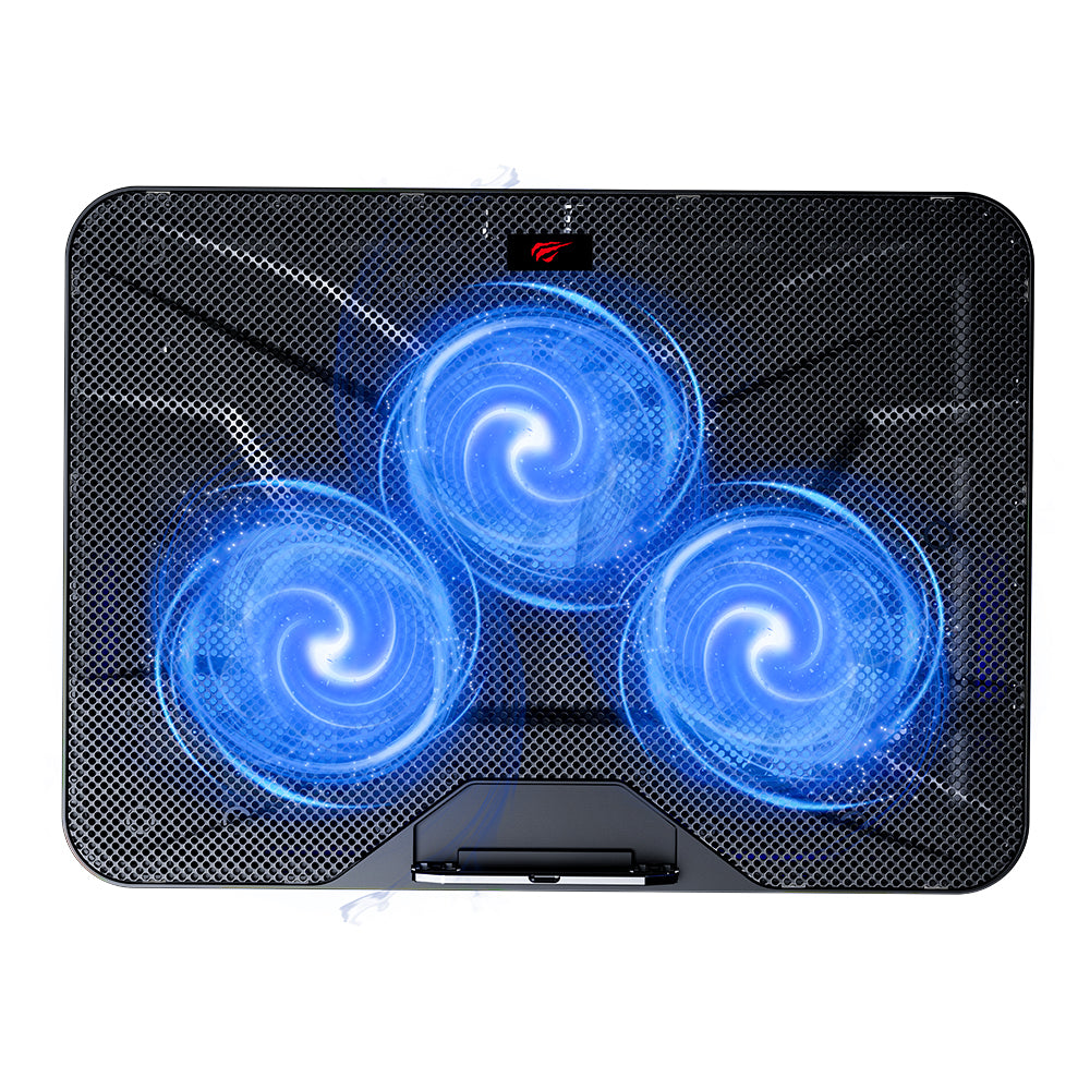 Cooler HAVIT F2067 za prenosnike 9inch - 18.3inch, črn