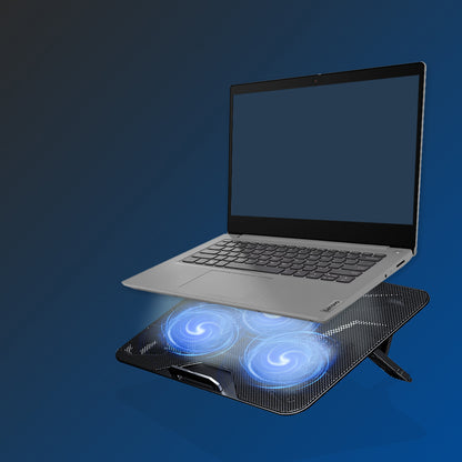 Cooler HAVIT F2067 za prenosnike 9inch - 18.3inch, črn