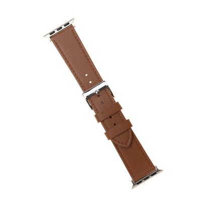 Pas Fixed Leather za Apple Watch 49mm / 46mm / 45mm / 44mm / 42mm Series, Rjava