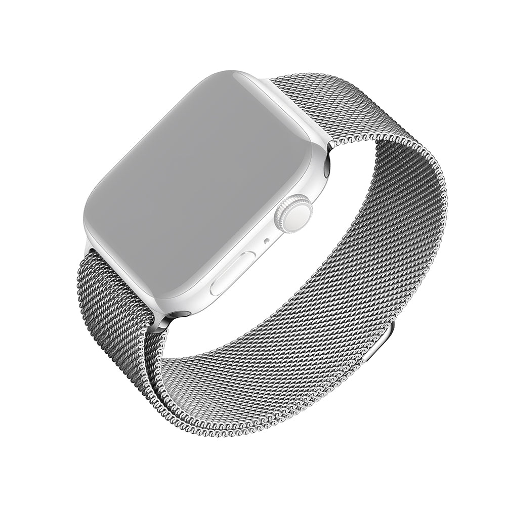 Pas Fixed Mesh za Apple Watch 42mm / 41mm / 40mm / 38mm Series, Srebrna