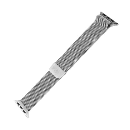 Fixed Mesh Strap for Apple Watch 49mm / 46mm / 45mm / 44mm / 42mm Series, Silver