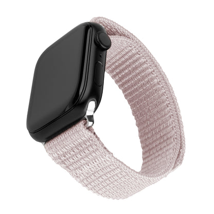 Pas Fixed Nylon Sporty za Apple Watch 49mm / 46mm / 45mm / 44mm / 42mm Series, Rožnato Zlata