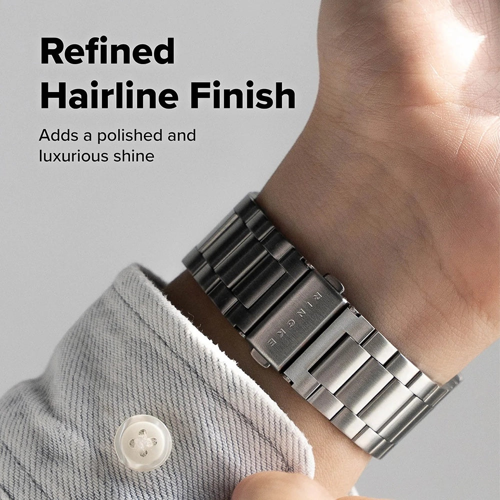 Pas Ringke Metal One Air za Samsung Galaxy Watch8 / Watch8 Classic Series, Srebrn