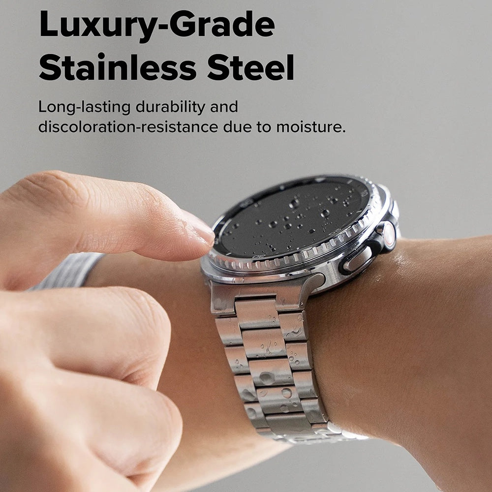 Pas Ringke Metal One Air za Samsung Galaxy Watch8 / Watch8 Classic Series, Srebrn