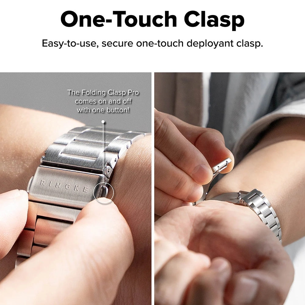 Pas Ringke Metal One Air za Samsung Galaxy Watch8 / Watch8 Classic Series, Srebrn