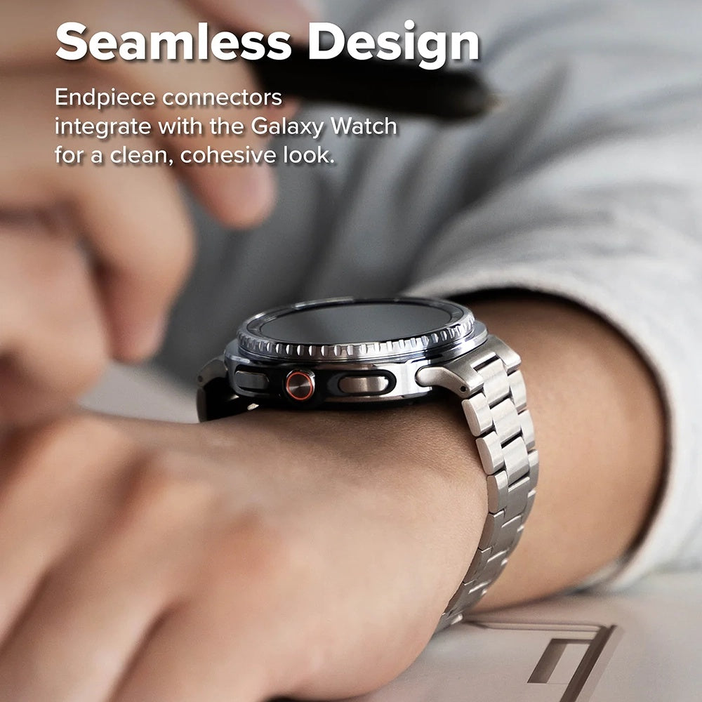 Pas Ringke Metal One Air za Samsung Galaxy Watch8 / Watch8 Classic Series, Srebrn